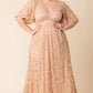 Luminous Sequin Lace Long Gown