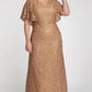 Celestial Cape Sleeve Gown