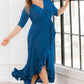 Veronica Ruffled Evening Gown