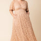 Luminous Sequin Lace Long Gown
