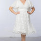 Pretty Petals Mesh Cocktail Dress