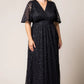 Luminous Sequin Lace Long Gown
